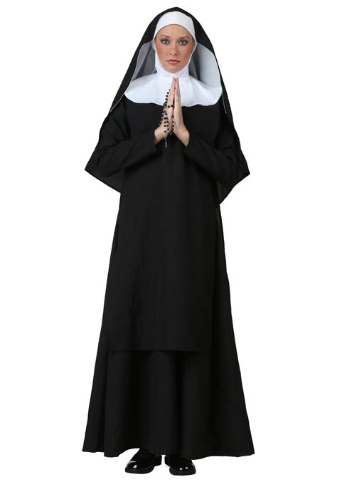 Nun outfit halloween - Long Nun Veil, Black Veil Nun, Halloween Costume Woman, Nun Cosplay Costume, Nun Wimple, Nun Collar, Nun Outfit, Halloween Accessories (8.6k) $ 39.32